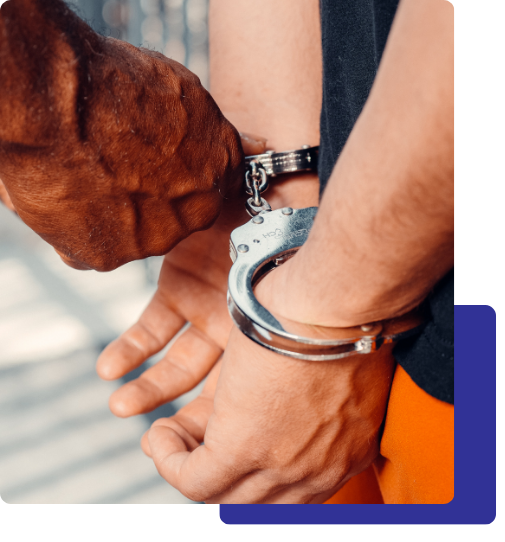 Houston Criminal Defense Lawyer image 2 person having hands handcuffed behind back