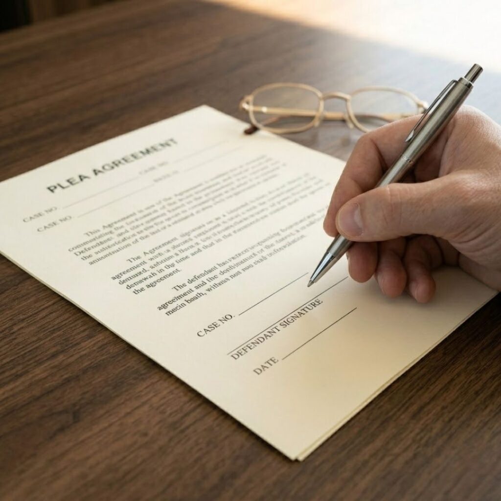 signing a plea agreement